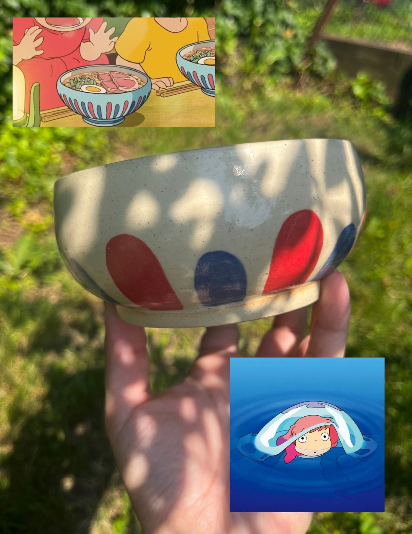 Ponyo-inspired bowl