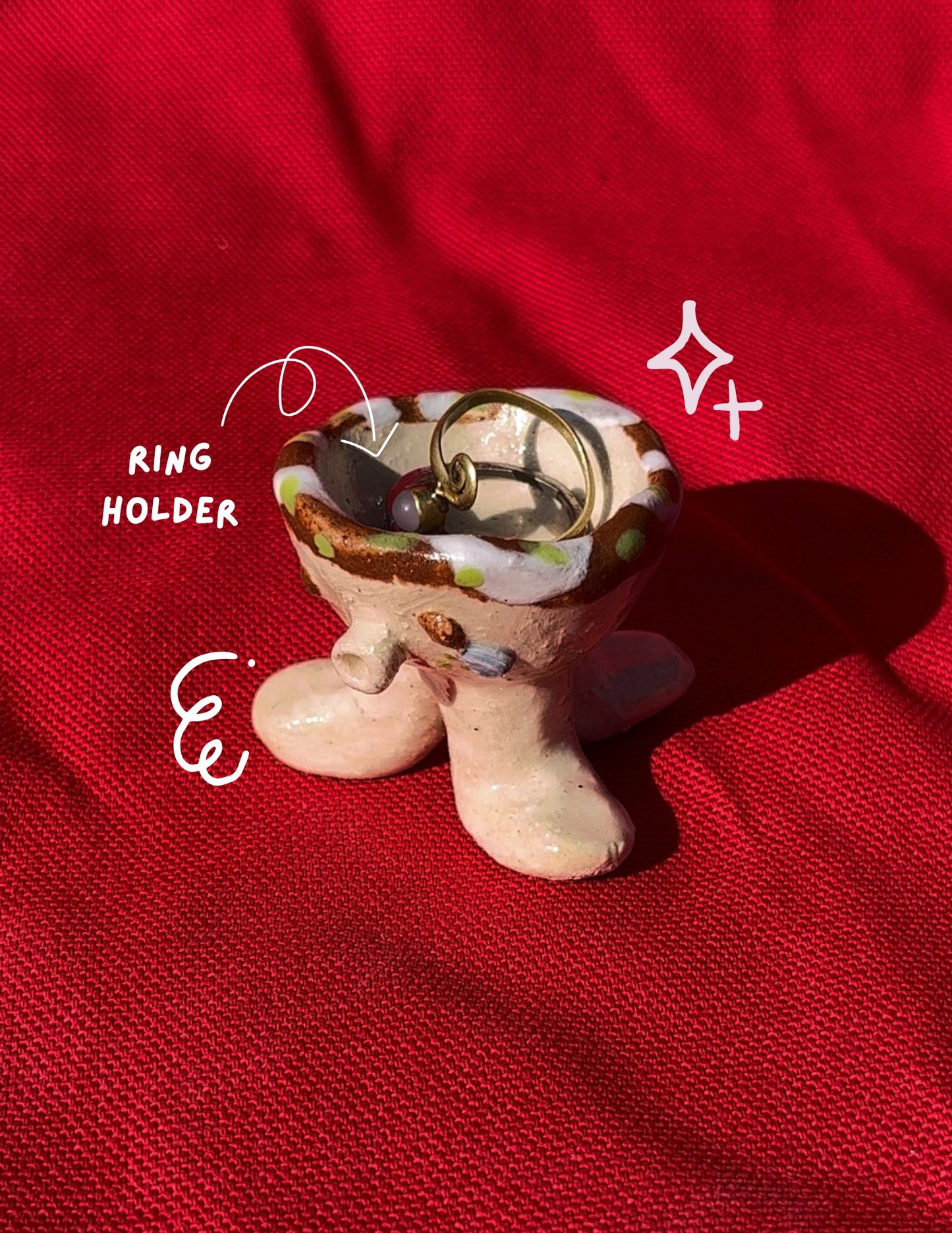 Takoyaki Inspired Jewelry Holder